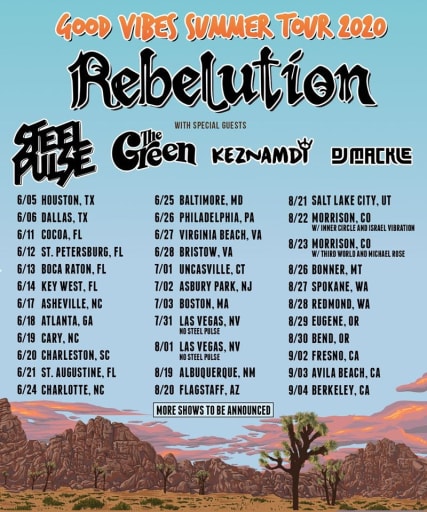 Rebelution, Steel Pulse & The Green at Pacific Amphitheatre
