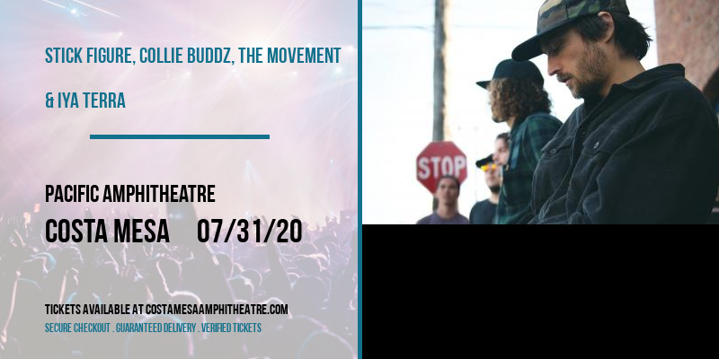 Stick Figure, Collie Buddz, The Movement & Iya Terra [CANCELLED] at Pacific Amphitheatre