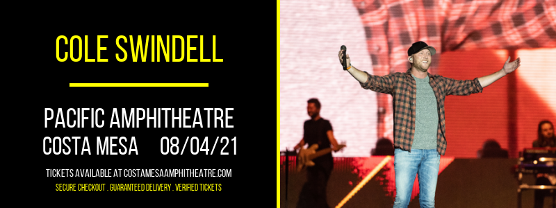 Cole Swindell at Pacific Amphitheatre tickets Cole Swindell at Pacific Amphitheatre
