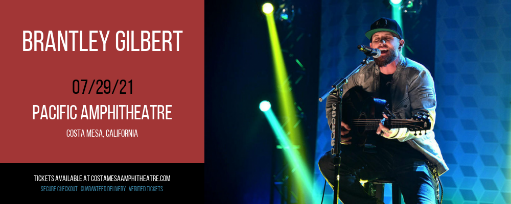Brantley Gilbert at Pacific Amphitheatre tickets Brantley Gilbert at Pacific Amphitheatre