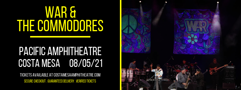 War & The Commodores at Pacific Amphitheatre tickets War & The Commodores at Pacific Amphitheatre