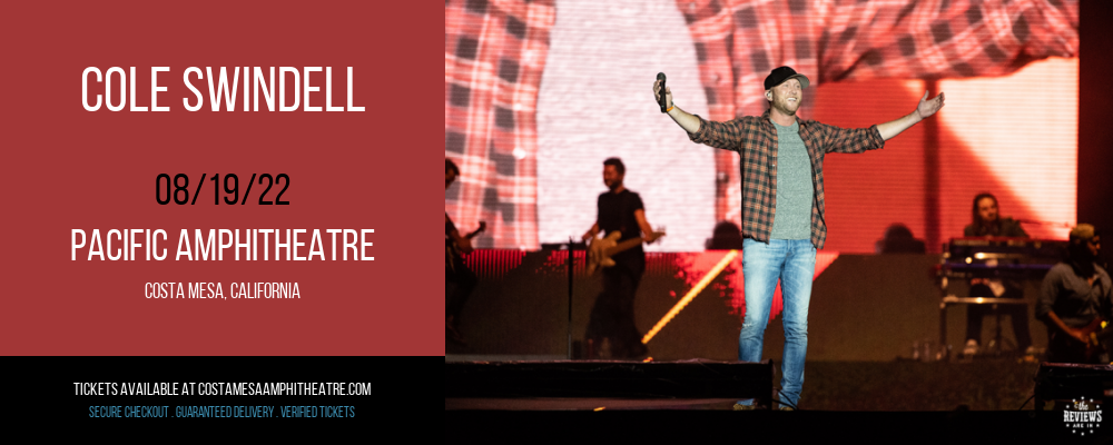 Cole Swindell at Pacific Amphitheatre tickets Cole Swindell at Pacific Amphitheatre