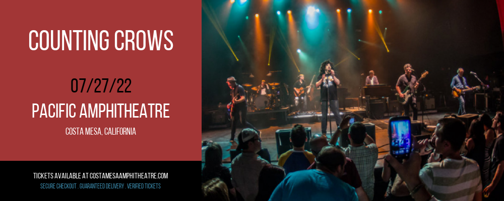 Counting Crows at Pacific Amphitheatre tickets Counting Crows at Pacific Amphitheatre