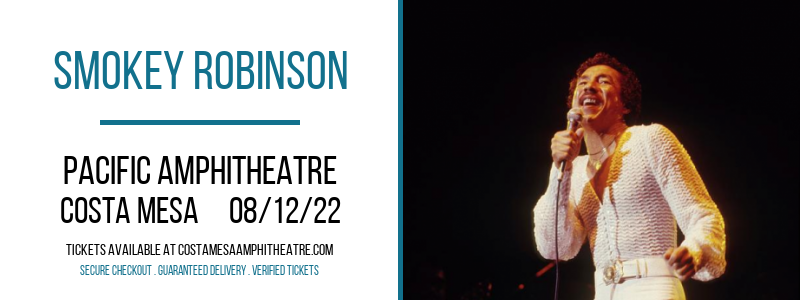 Smokey Robinson at Pacific Amphitheatre tickets Smokey Robinson at Pacific Amphitheatre
