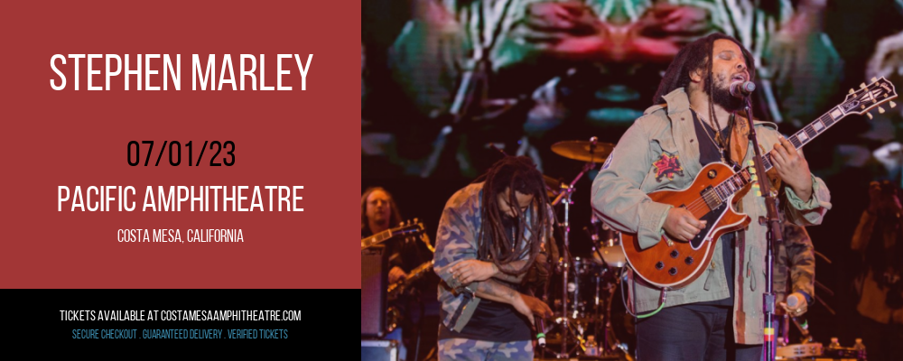 Stephen Marley at Pacific Amphitheatre