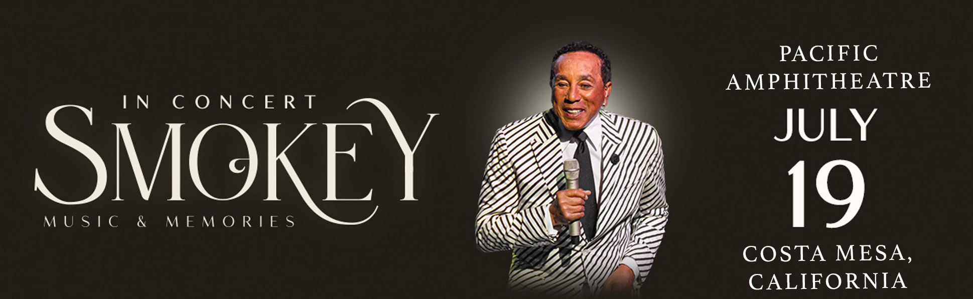 Smokey Robinson at Pacific Amphitheatre