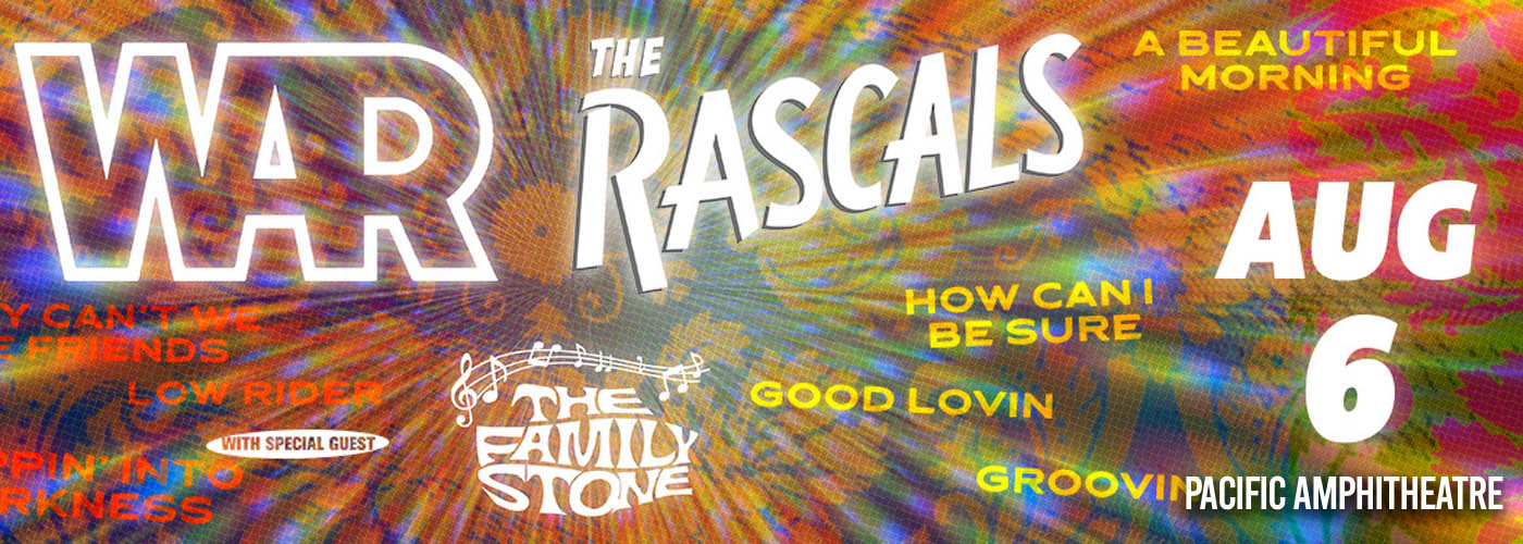 War, The Rascals & The Family Stone at Pacific Amphitheatre