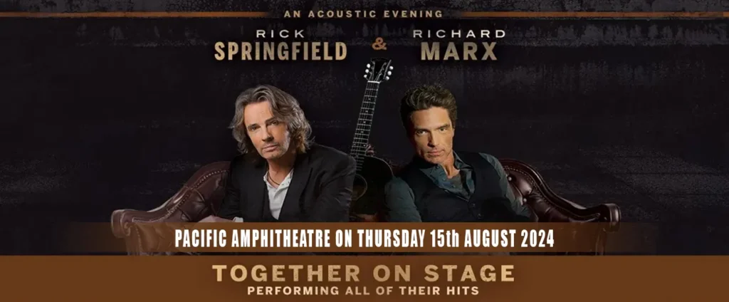 Rick Springfield & Richard Marx at Pacific Amphitheatre