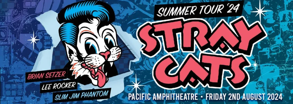 Stray Cats at Pacific Amphitheatre